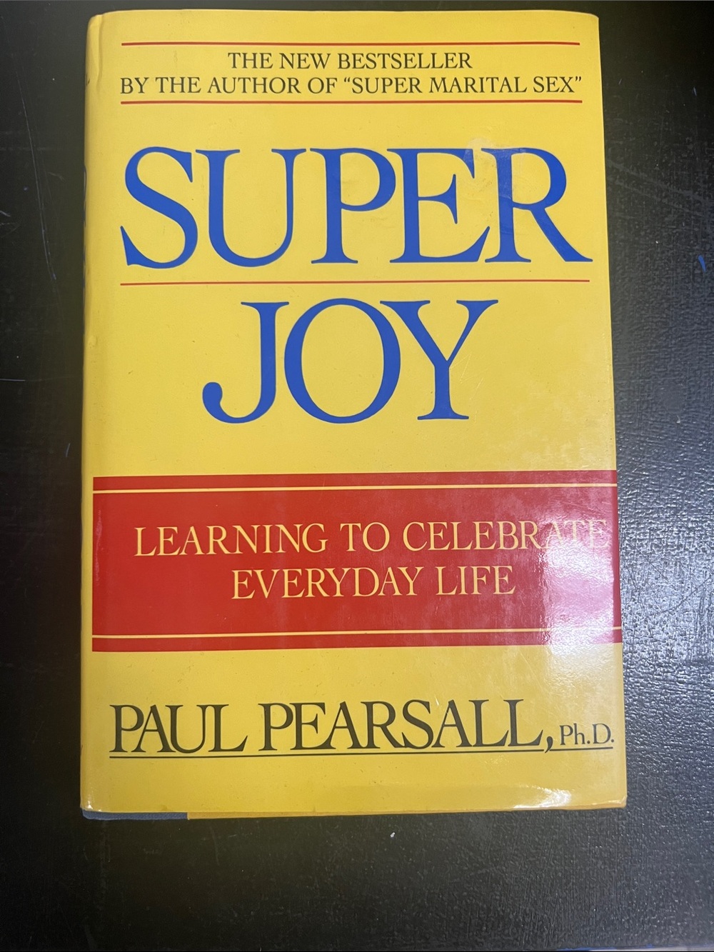 Super Joy - Yellow Hardcover Book